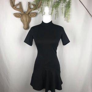 2 for $20/ BCBG Black Mini Dress w/ Lace Detailing